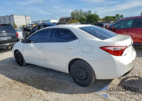 2016 Toyota Corolla L z USA, uszkodzony, nr VIN 2T1BURHE0GC511628